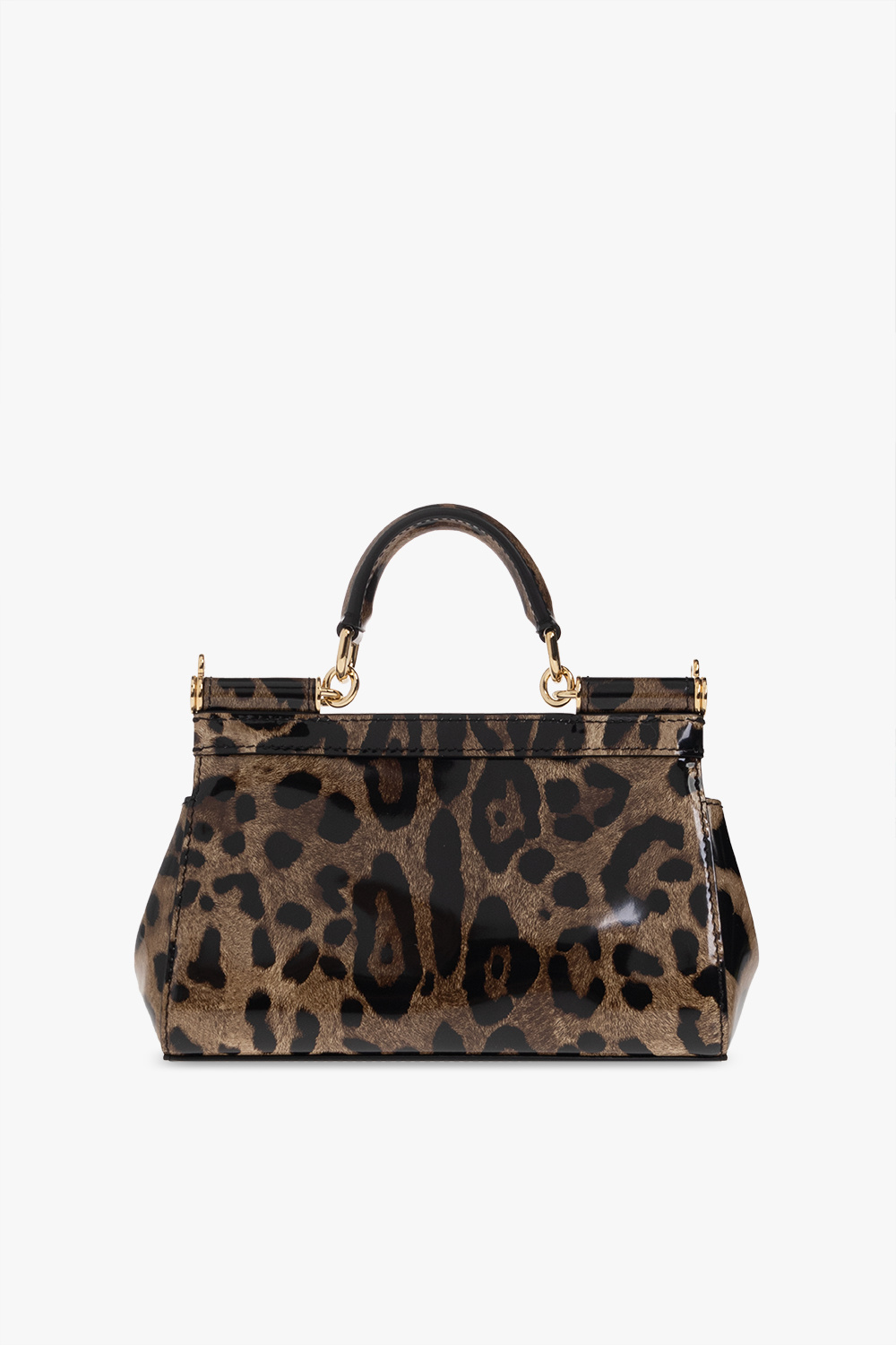 【VIP価格】DOLCE & GABBANA Leopard Mini Mirror Bag Mini Sicily handbag in Animal Print for Women